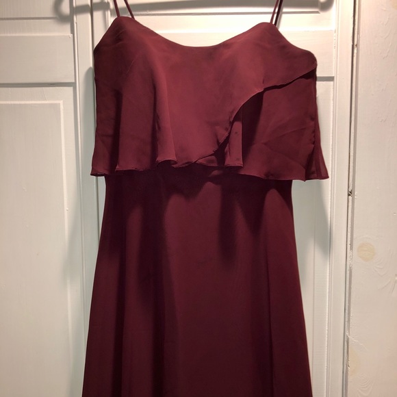 Mori Lee Bridesmaid 21515 Bordeaux - Picture 2 of 5